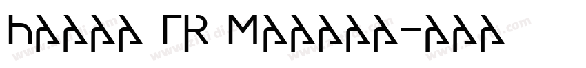 Halis GR Medium字体转换
